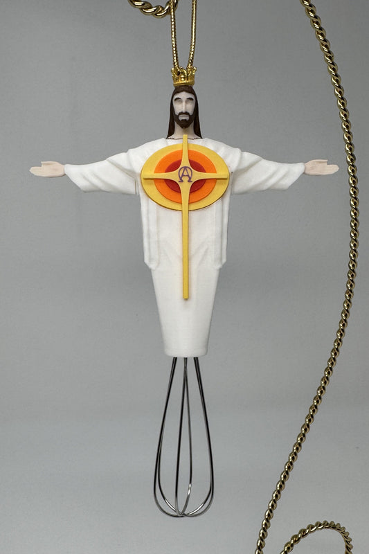 Eggbeater Jesus (Ornament)