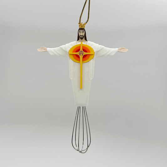 Eggbeater Jesus Ornament